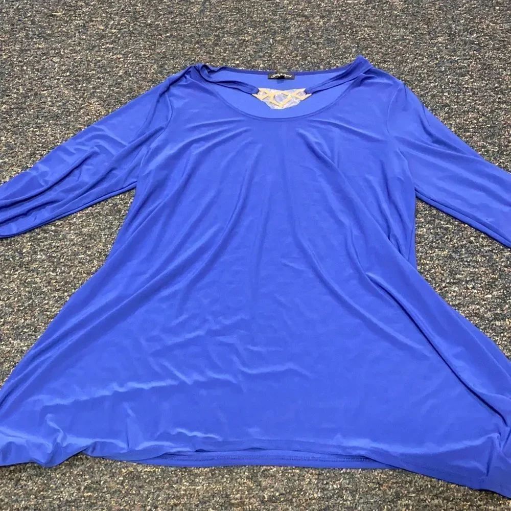 Slinky Brand Blue Tunic sz. 1X